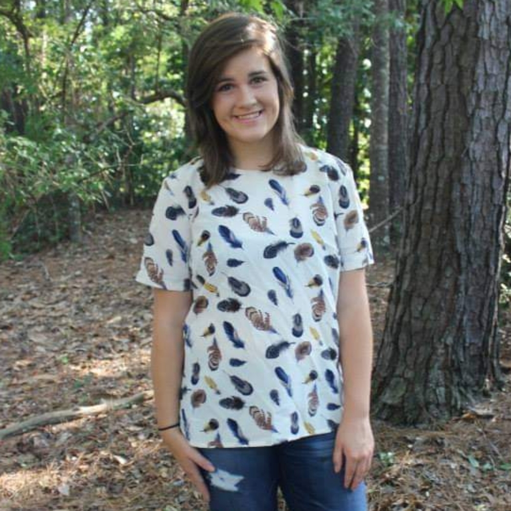 Feather Dress T Shirt